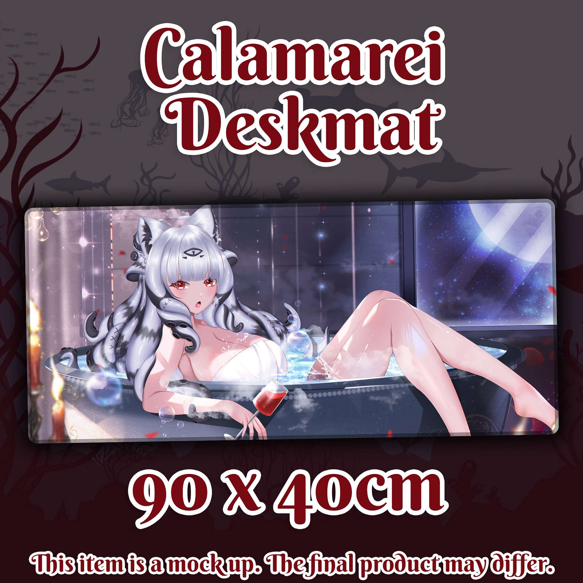 Calamarei Valentine's Deskmat [PREORDER] product image (1)