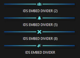 Minty Fresh Embed Divider Bars product image (1)