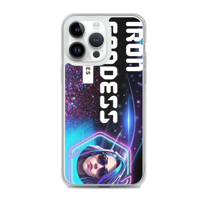 Neon Cyberpunk iPhone® Case - Iron Goddess Edition product image (2)