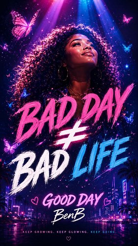 DON’T LET A BAD DAY
CONVINCE YOU
THAT YOU HAVE A BAD LIFE

I make music for people who get hit, reset and keep moving.

A rou...