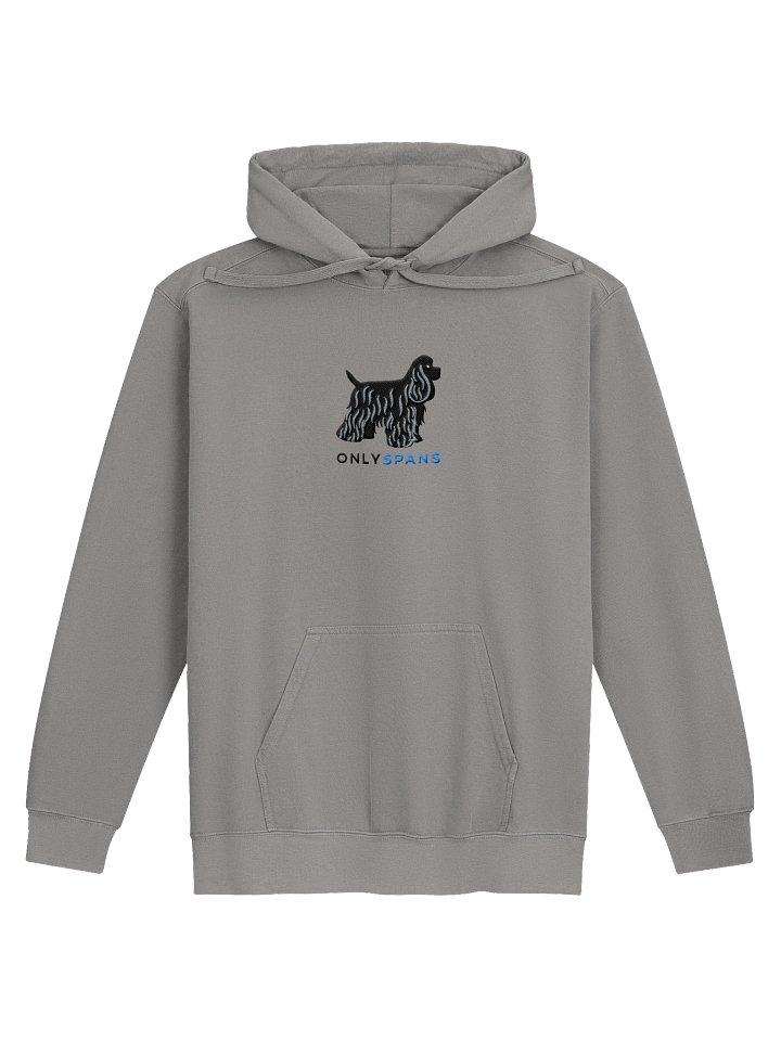 Only Spans Premium Hoodie (Embroidered) of an American Cocker Spaniel(Black) product image (13)