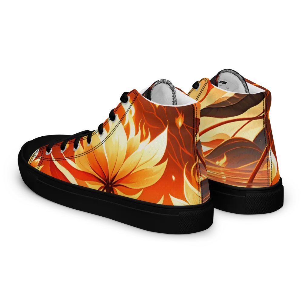 Floral Flame High Tops (Fire Element Inspired) product image (6)