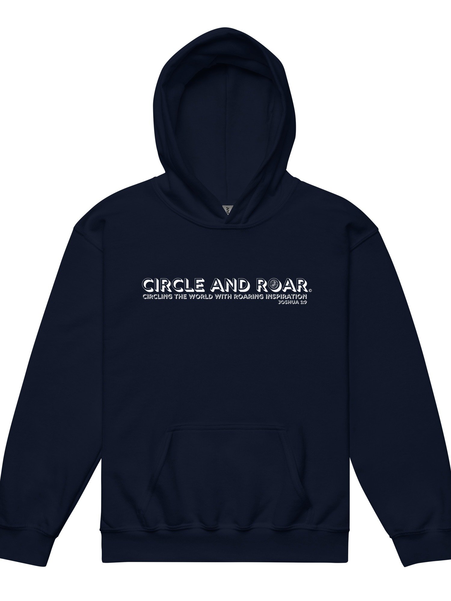 Circle and Roar Youth Hoodie. Joshua 1:9 product image (12)