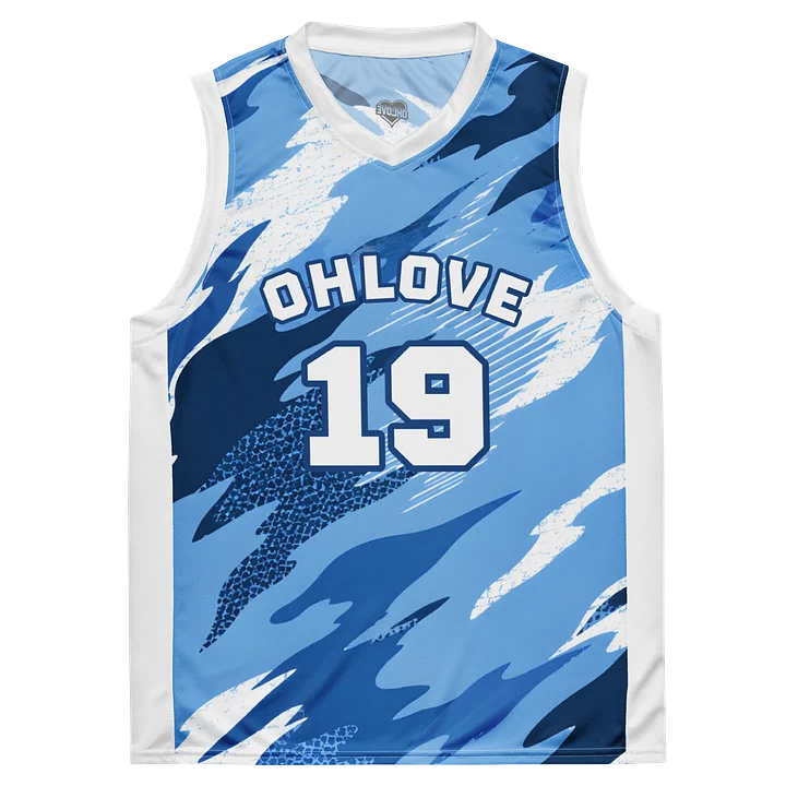 OHLOVE Abstract Camo Basketball Jersey product image (1)