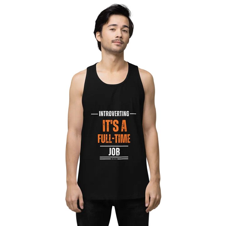 Full-Time Job Men's Tank Top product image (1)