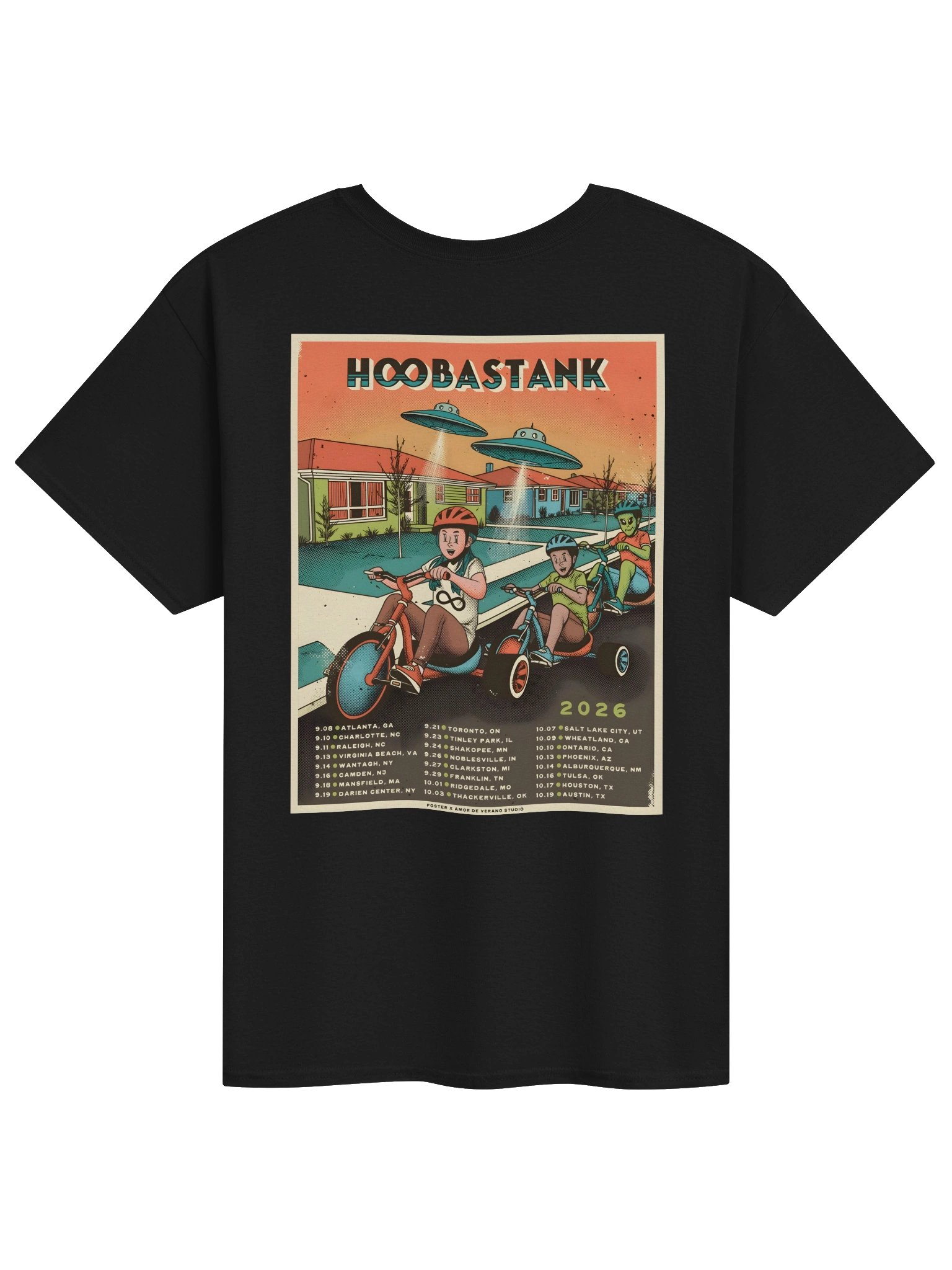 Hoobastank 2026 North America Tour Merch T-Shirt product image (2)
