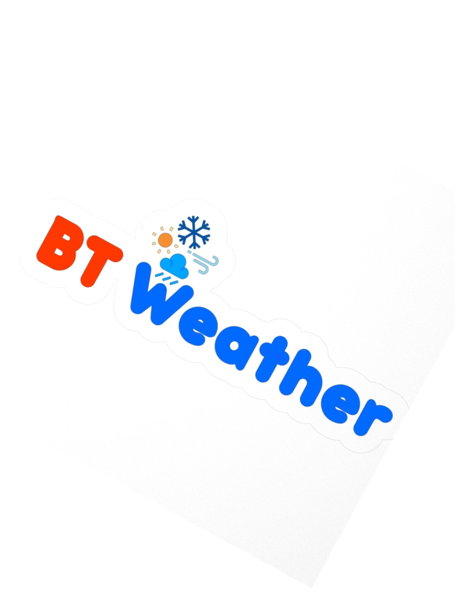 BT Weather Kiss Cut Sticker product image (6)