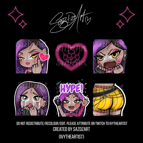 I can finally reveal my first ever emote bundle available for public access on my Etsy! You can find the link in my bio ✨

Do...