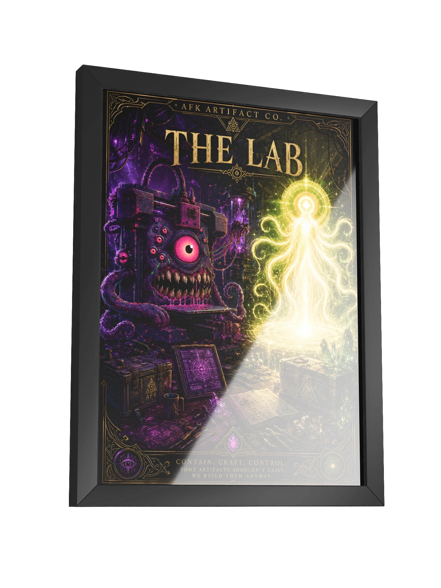 The Lab — AFK Artifact Co. Framed Poster product image (3)
