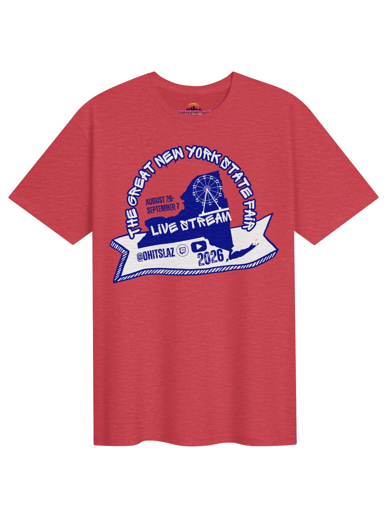 The Great NY State Fair 2026 Live Broadcast Crew Tee product image (1)