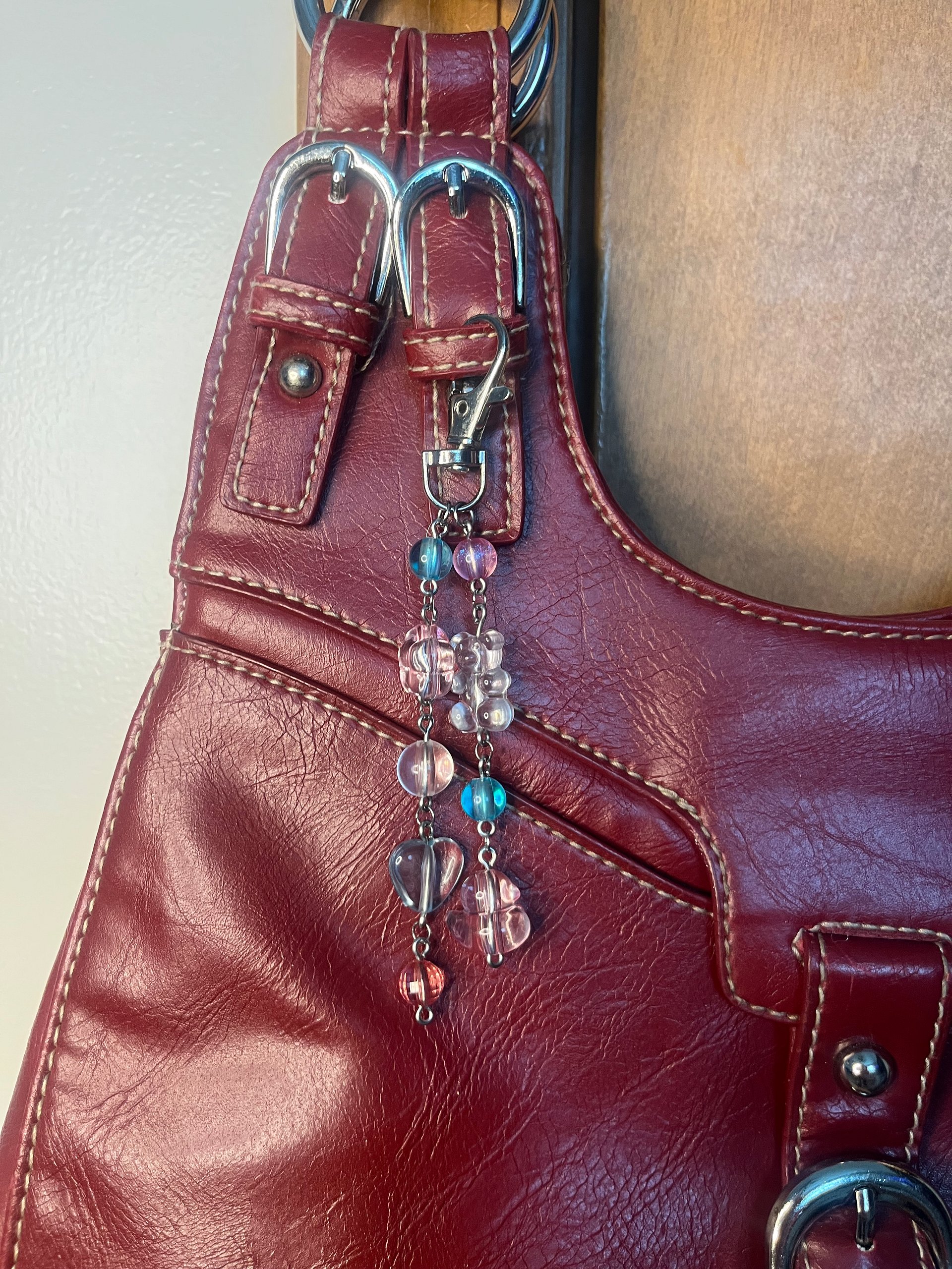 Blue & Pink Classic Bag Charm product image (1)