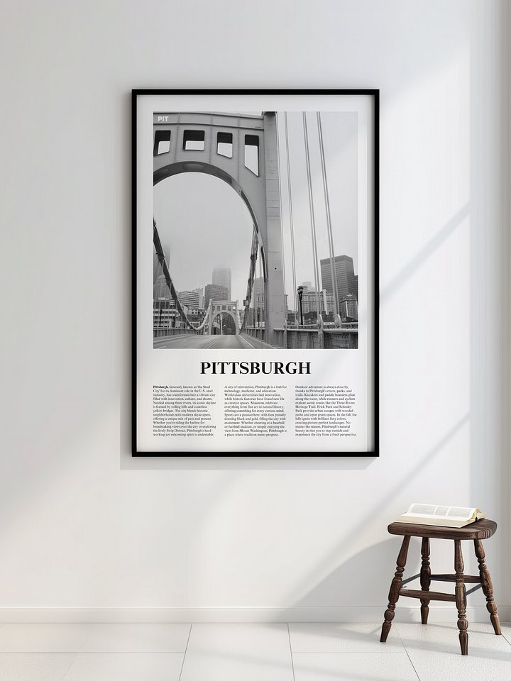 Pittsburgh 01 Newspaper Poster product image (2)