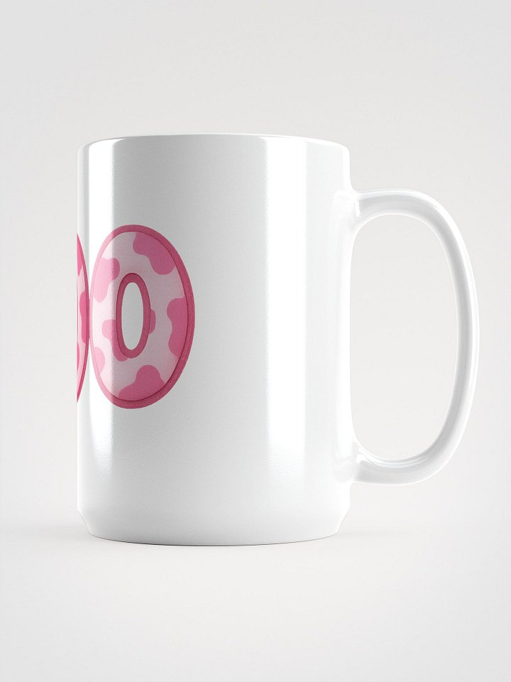 Moo Print White Glossy Mug product image (2)