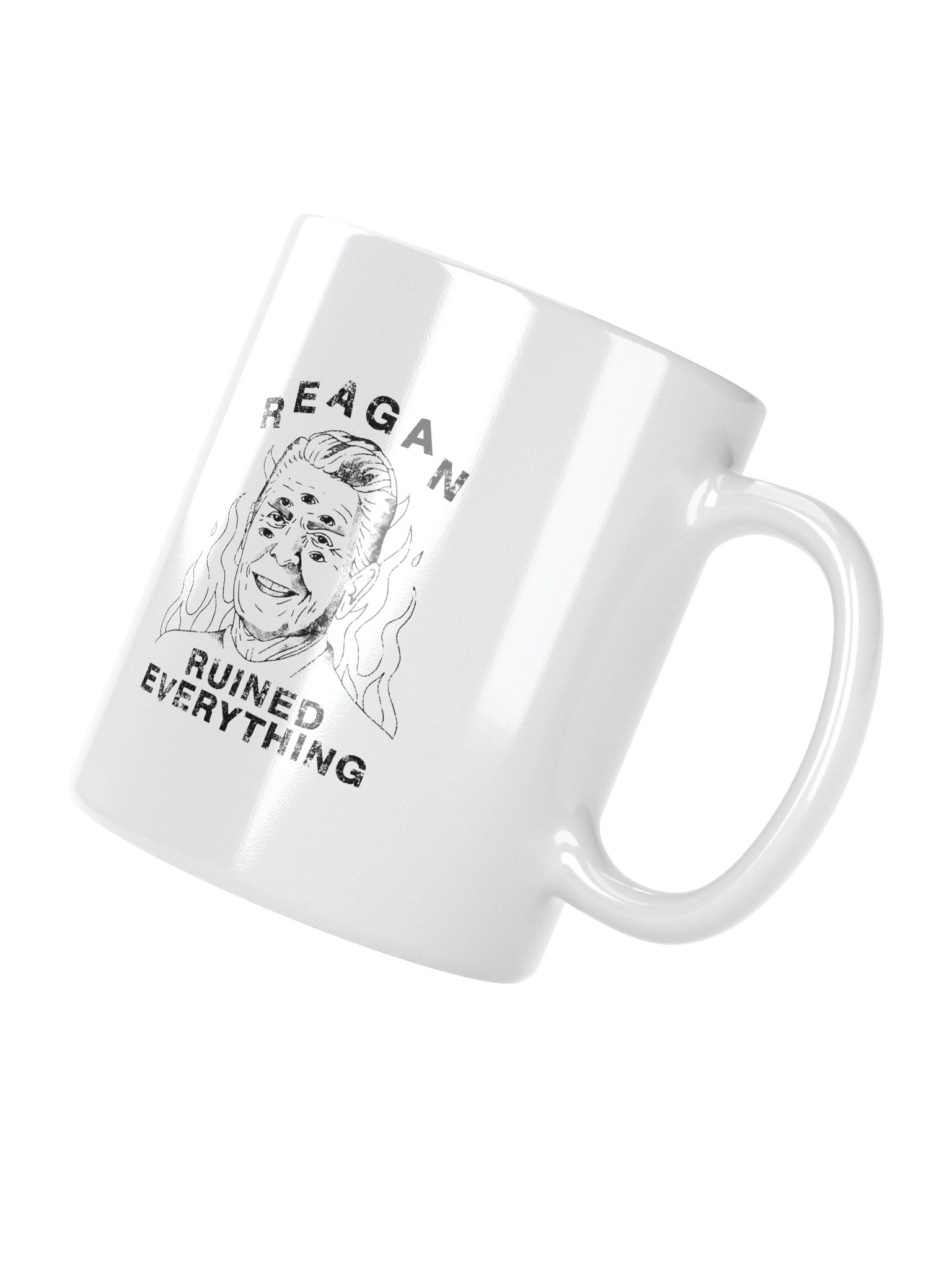 Reagan Ruined Everything! Graphic Mug (White) product image (7)