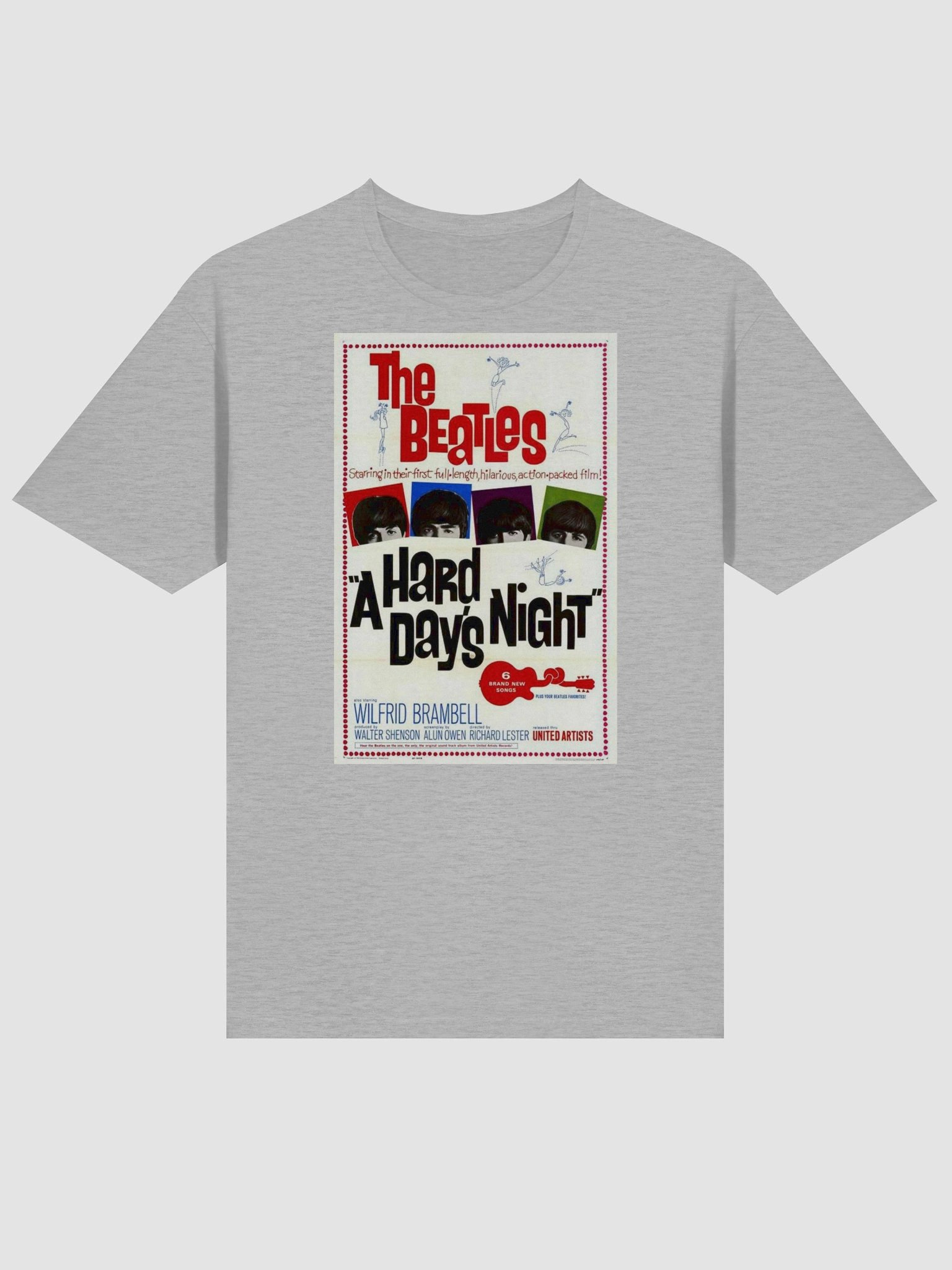 The Beatles “A Hard Day’s Night” T-Shirt | Vintage Movie Poster Rock Band Graphic Tee product image (2)
