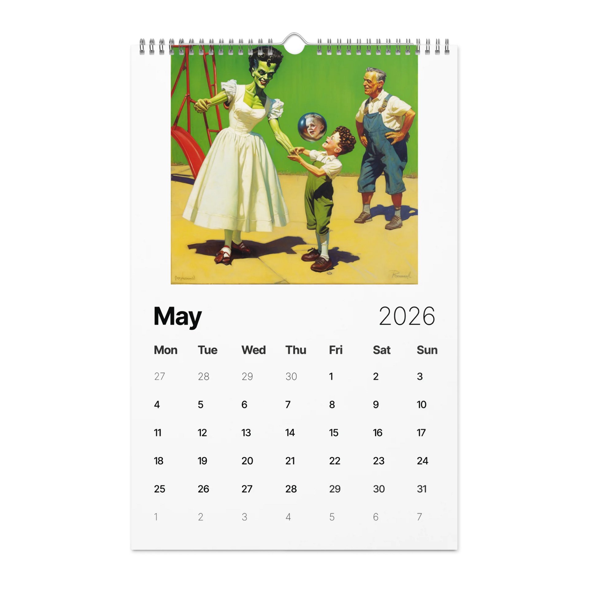 12 Universal American Holidays - 2026 Calendar product image (6)