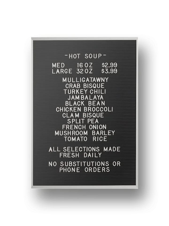 The Soup Letterboard product image (1)