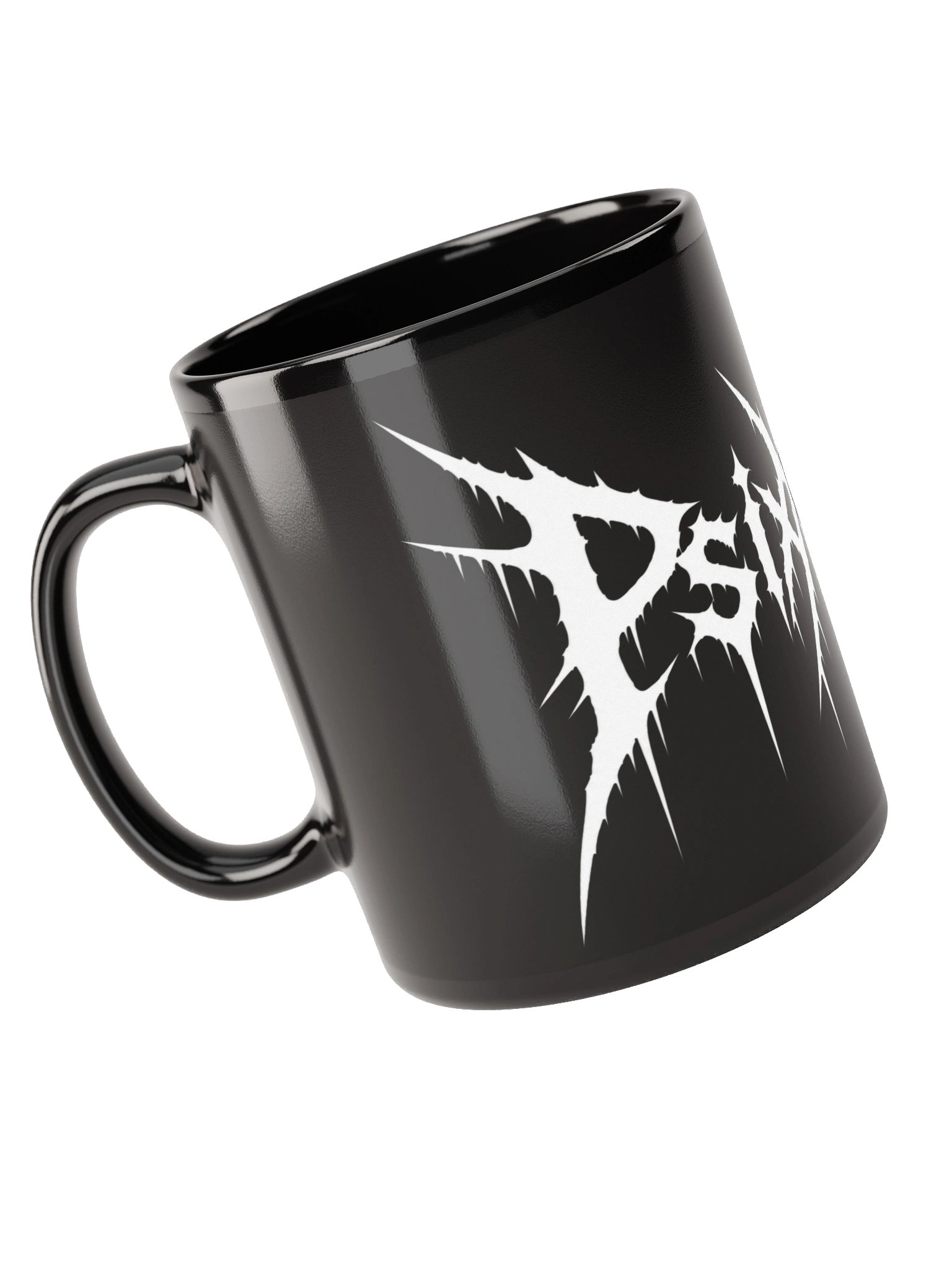 Psixkotic Dripping Logo Black Glossy Mug product image (9)