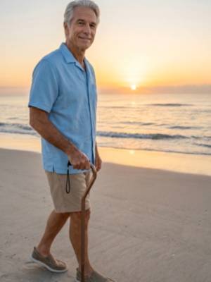 Sometimes the smallest inventions solve the biggest frustrations. Sand, gravel, grass, snow, uneven pavement — if you've ever watched a cane or crutch sink into soft ground, you know the feeling. The SandPad LandPad EZ-Walk Stabilizer was built to change that. More stability. More confidence. More freedom to keep moving. #Mobility #Accessibility #DisabilityAwareness #AmputeeLife #WalkingAid #AdaptiveEquipment #MobilitySolutions #BeachLife #AccessibleTravel #Independence #Innovation #SandPad #EZWalk