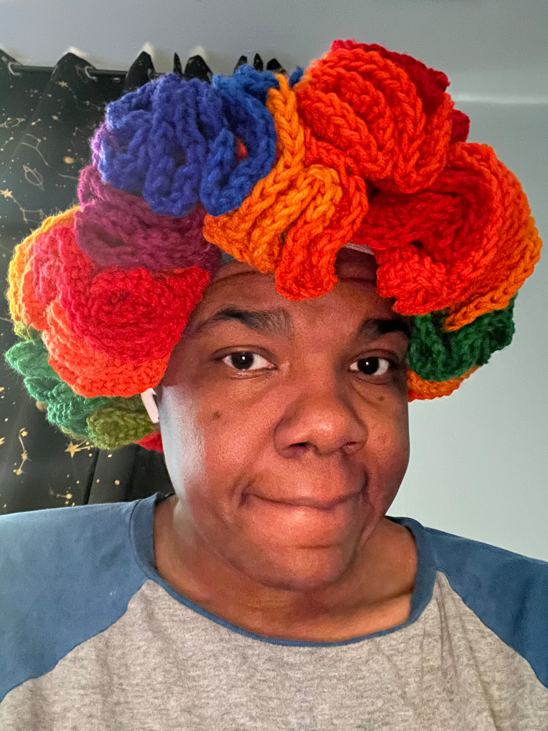 Rainbrow Bright Ruffle Hat product image (4)