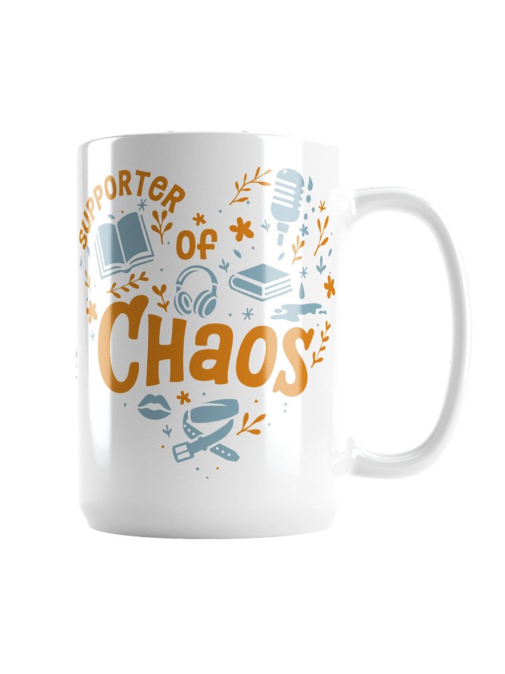 Supporter of Chaos Mug (Orange & Blue) product image (4)