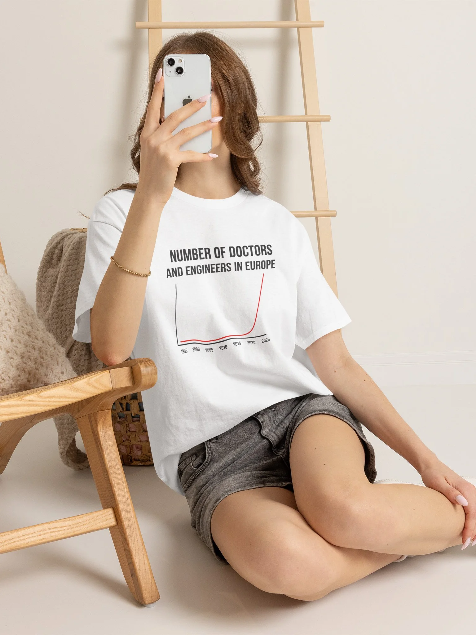 Number of Doctors and Engineers in Europe Shirt product image (106)