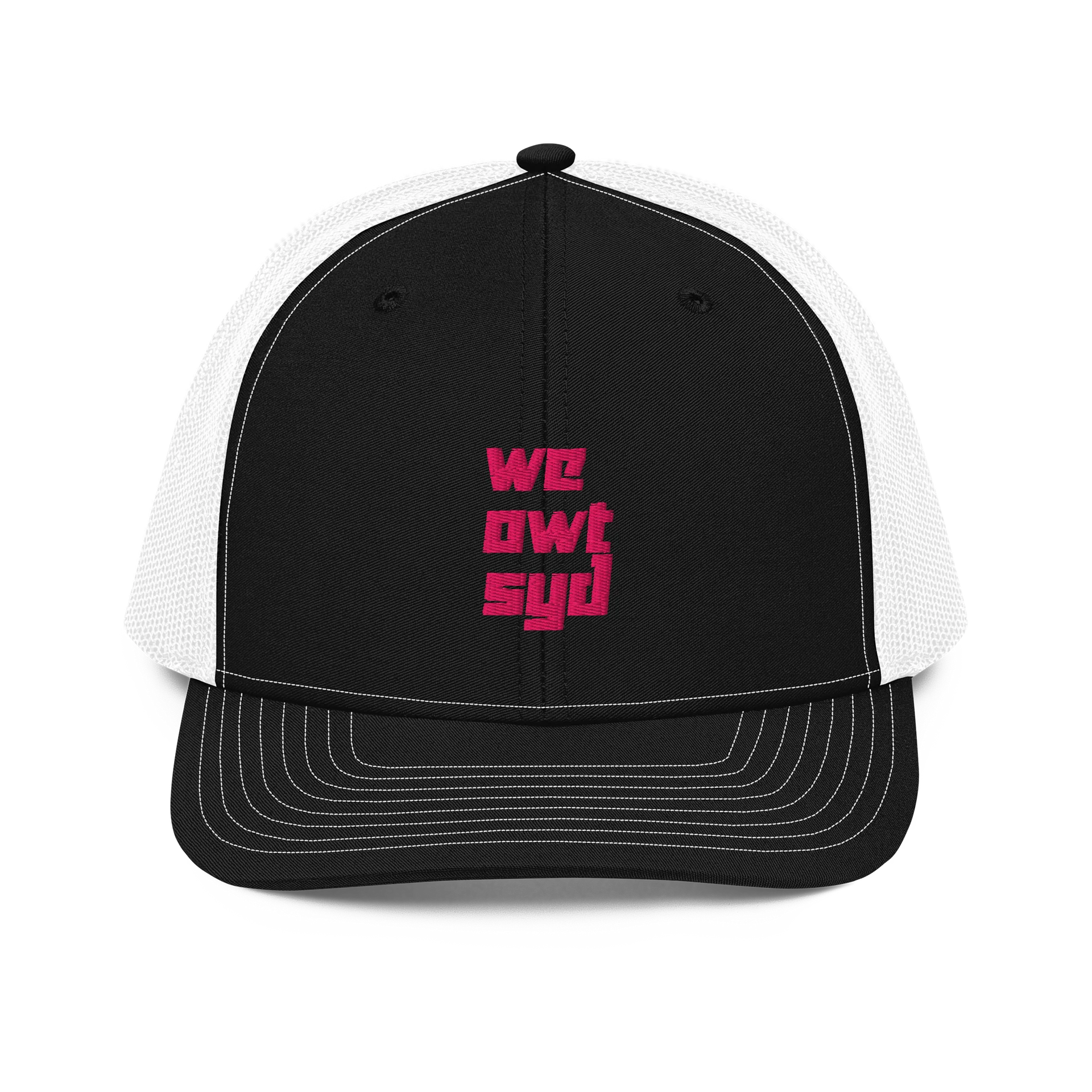 WeOwtsyd Trucker Cap - Alt Black White / Pink product image (1)