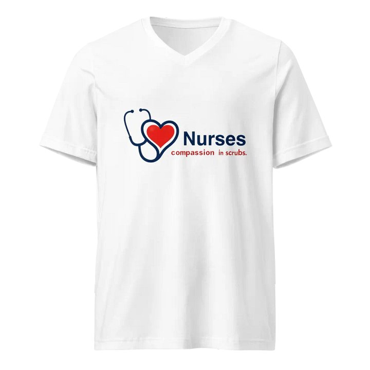 Compassion in Scrubs Heart Logo T-Shirt product image (1)