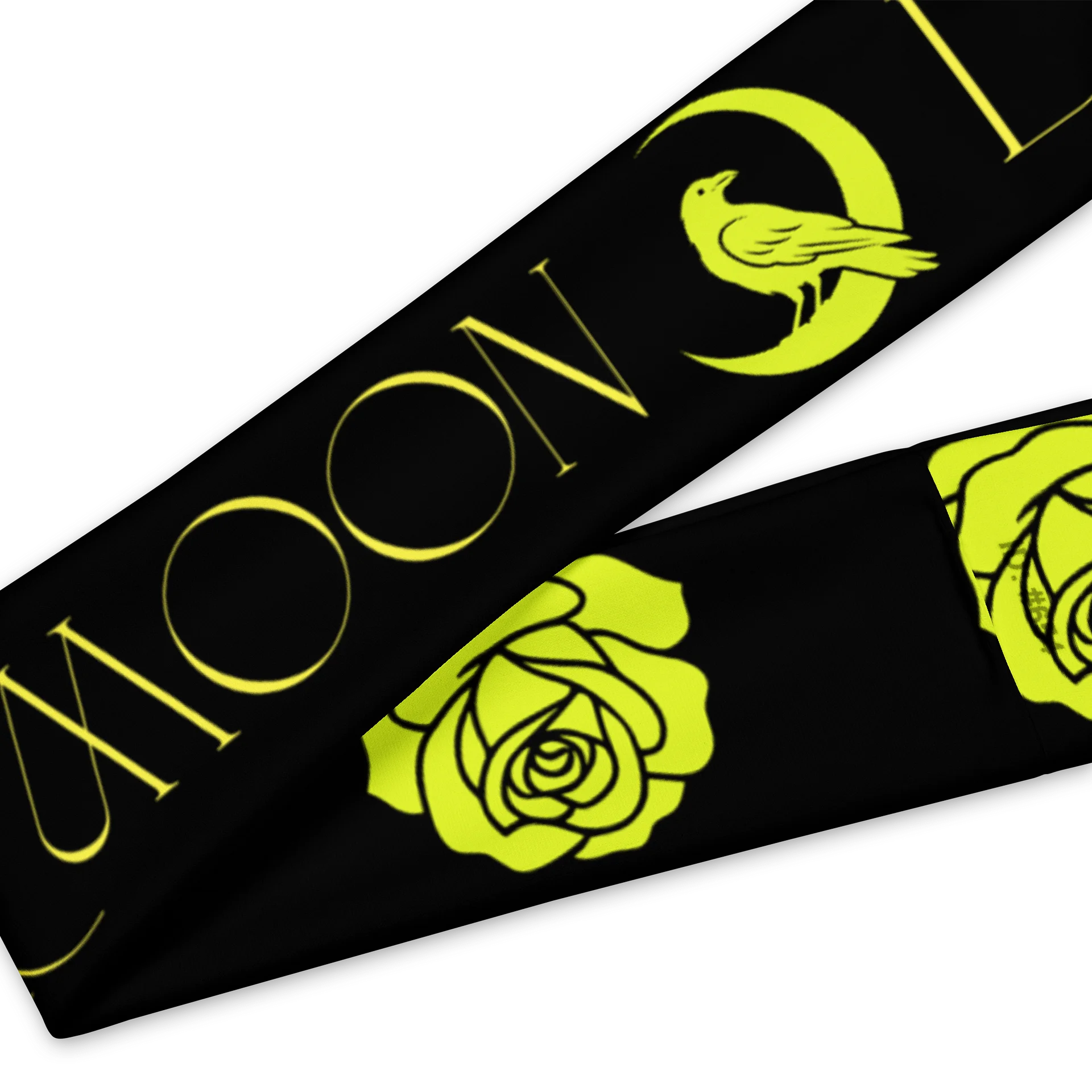 Electric Celestial: Solar Eclipse Neon Raven Head Band product image (1)