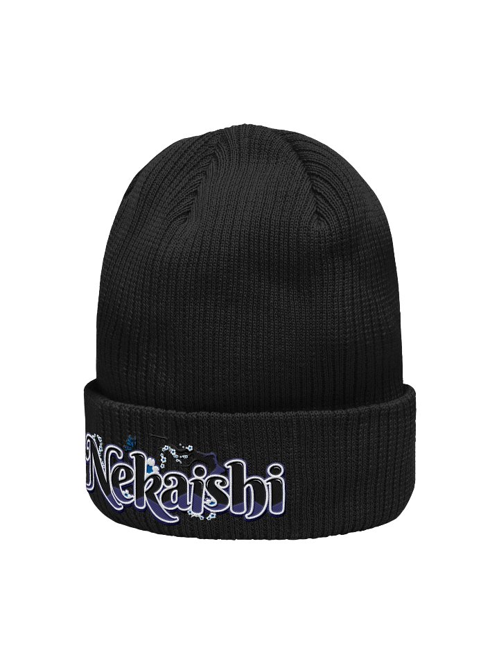Organic Ribbed Beanie - Embroidered | Dark Logo product image (2)