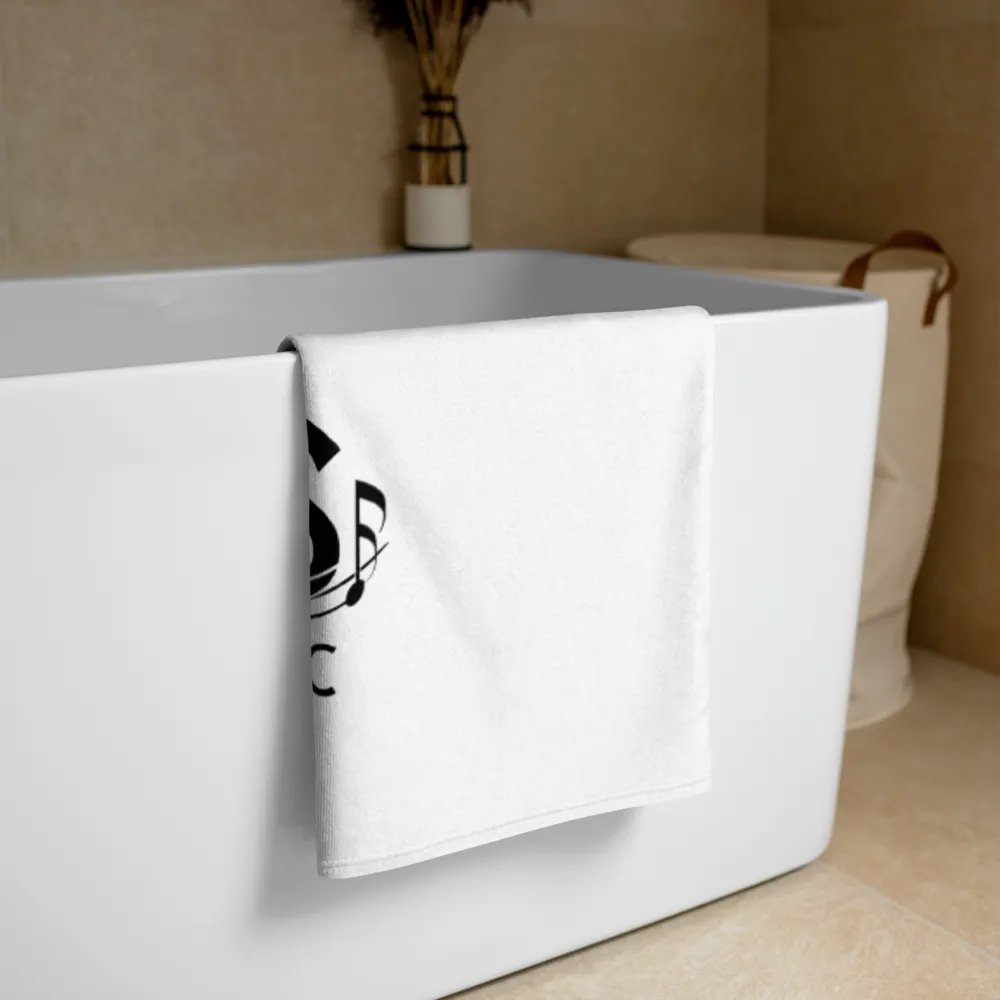 TDS Music Sublimated Beach Towel - Artistic Music Design, Premium Cotton & Polyester, Highly Absorbent product image (4)