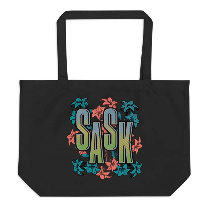 Sask Saskatoon Saskatchewan Floral Bliss Tote Bag product image (1)