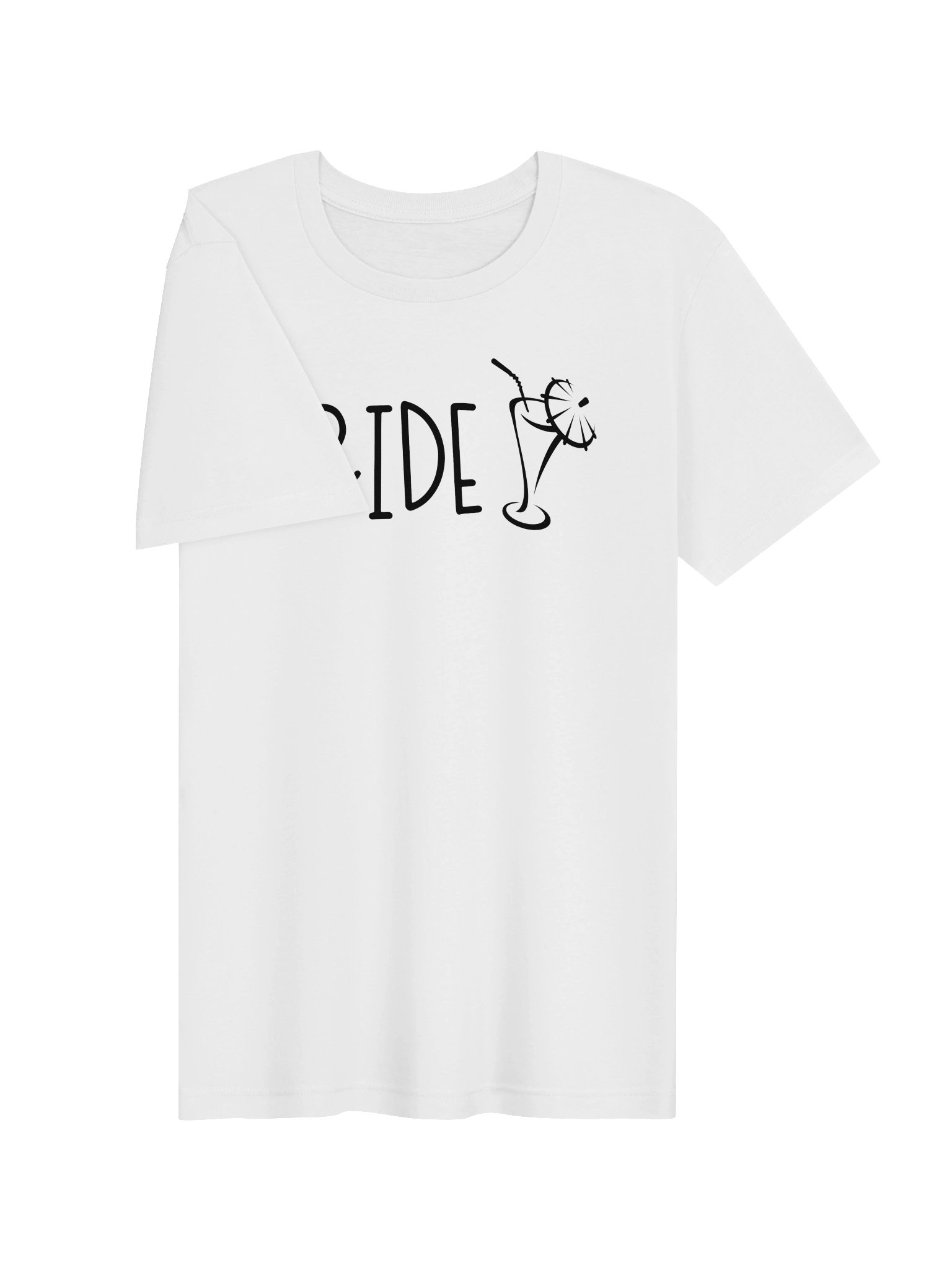 BRIDE Cocktail T-Shirt | Minimalist Bride & Bachelorette Tee product image (24)
