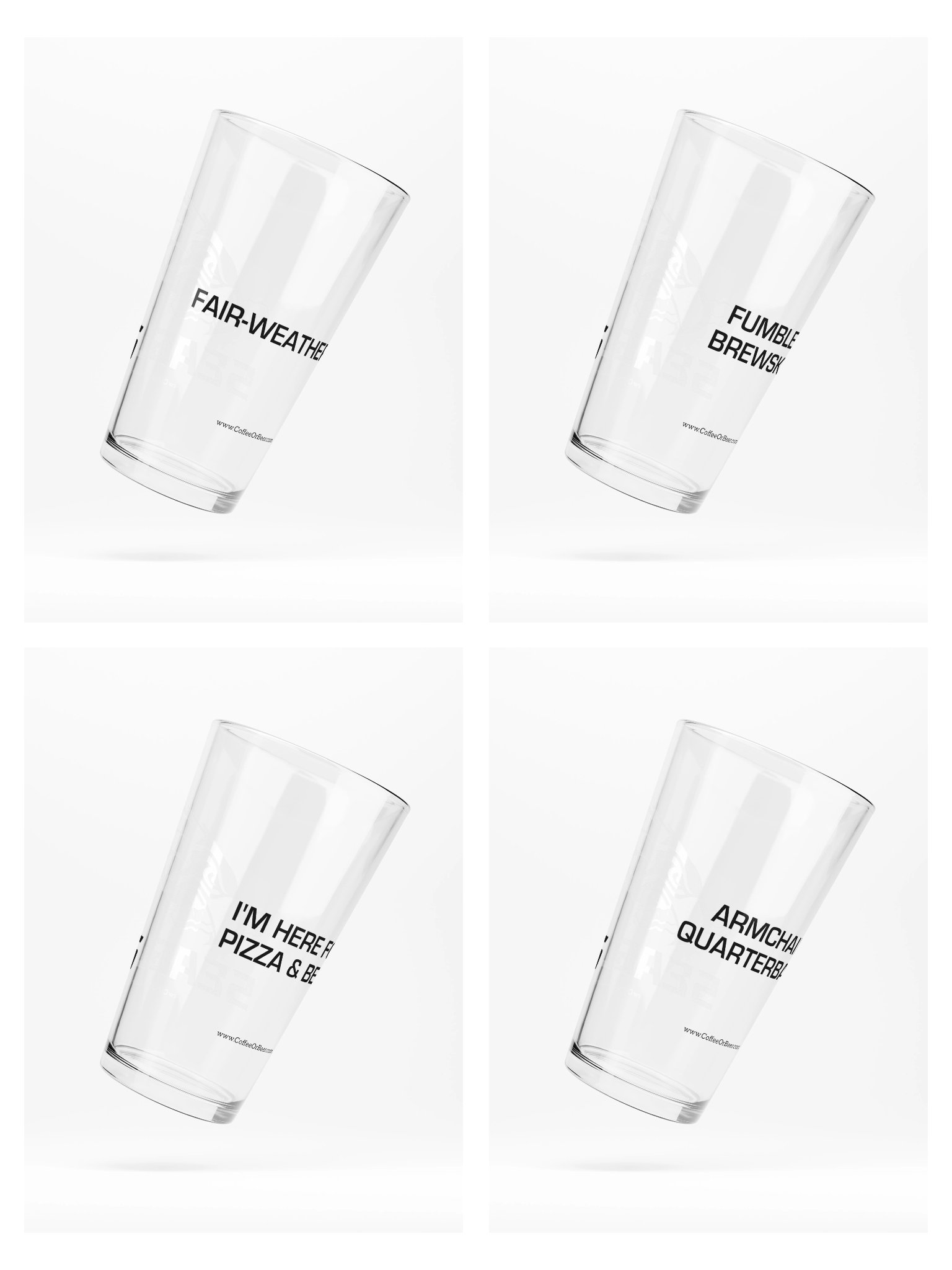 Seagles 4 Pint Glasses Set product image (2)