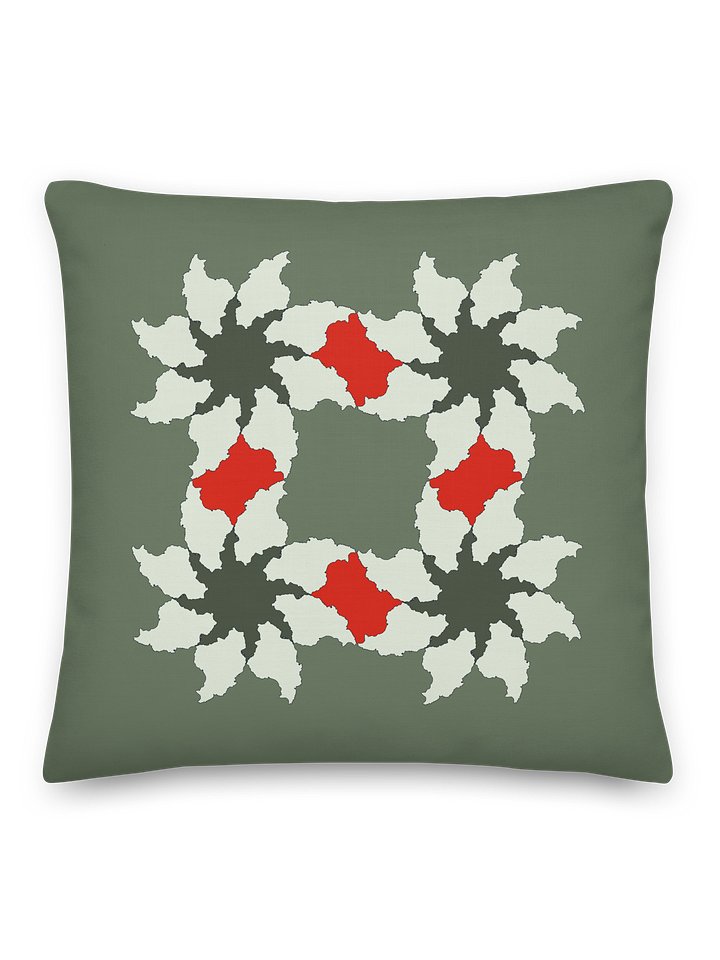 Where Iran Blooms Cushion Cover, Sage product image (1)