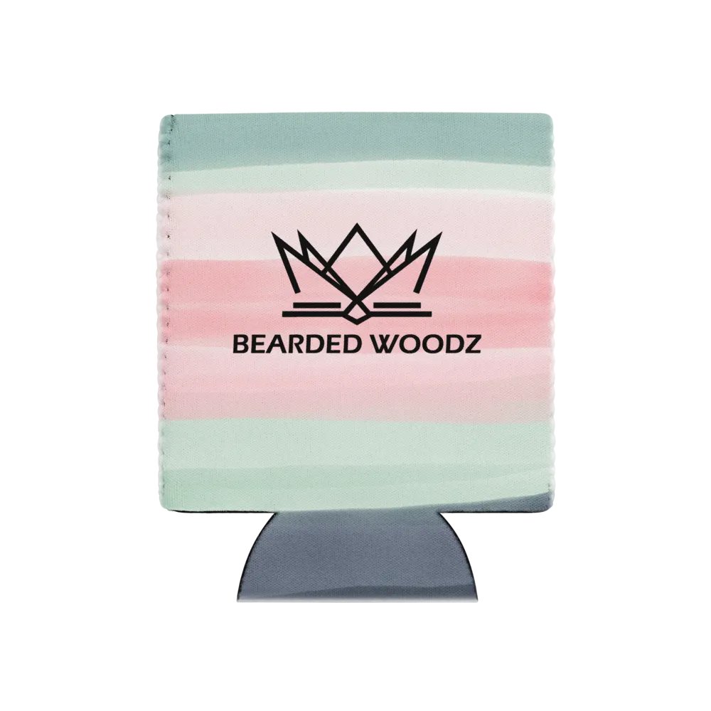 Coozie Can Cooler (Design: Bearded Woodz) Custom Color product image (1)