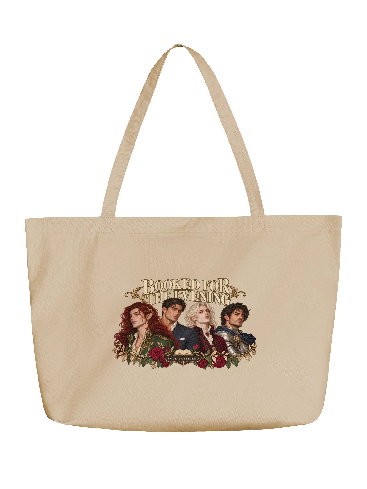 Booked for the Evening - Book Boyfriend Tote Bag product image (1)
