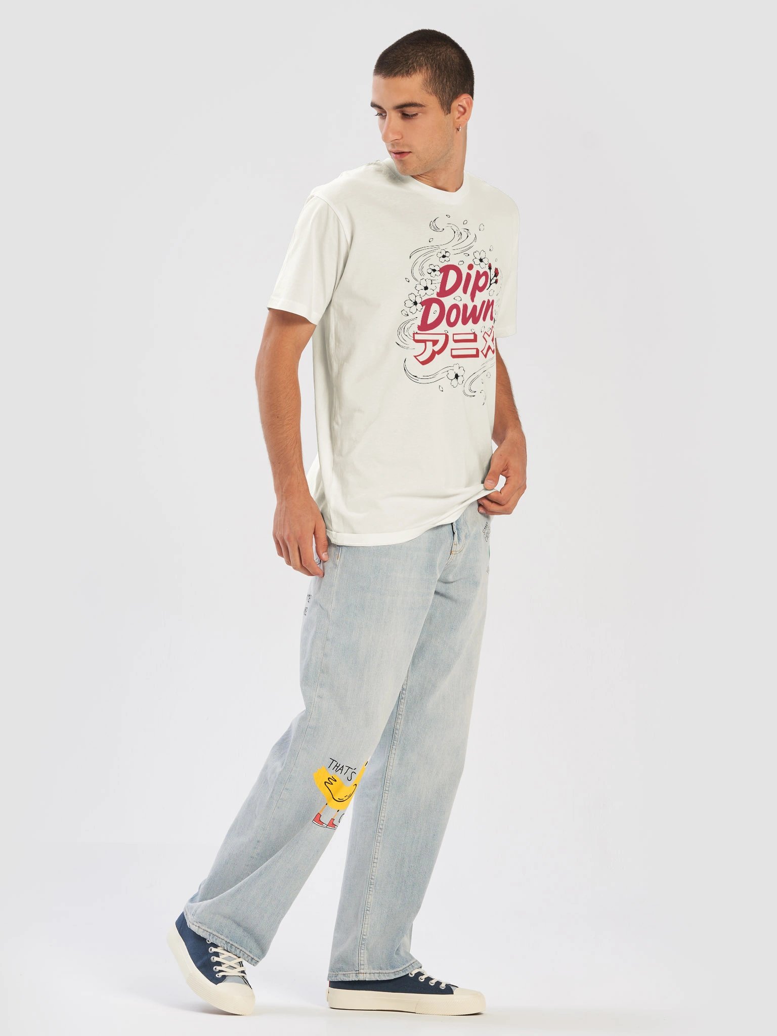 Dip Down Anime Unisex Tee product image (9)