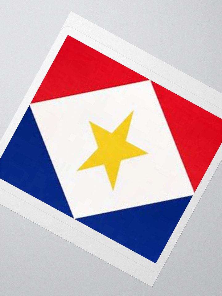 Saba Flag Sticker - Durable Vinyl for Indoor Use - Multiple Sizes Available product image (5)