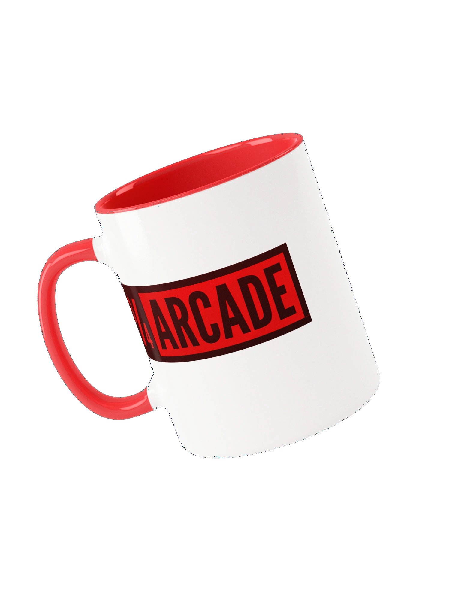 Three Quarters Arcade Retro Logo Mug product image (3)
