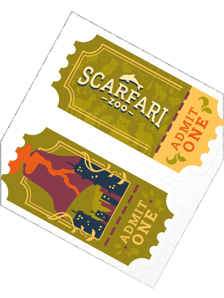 Scarfari Tickets Stickers product image (1)
