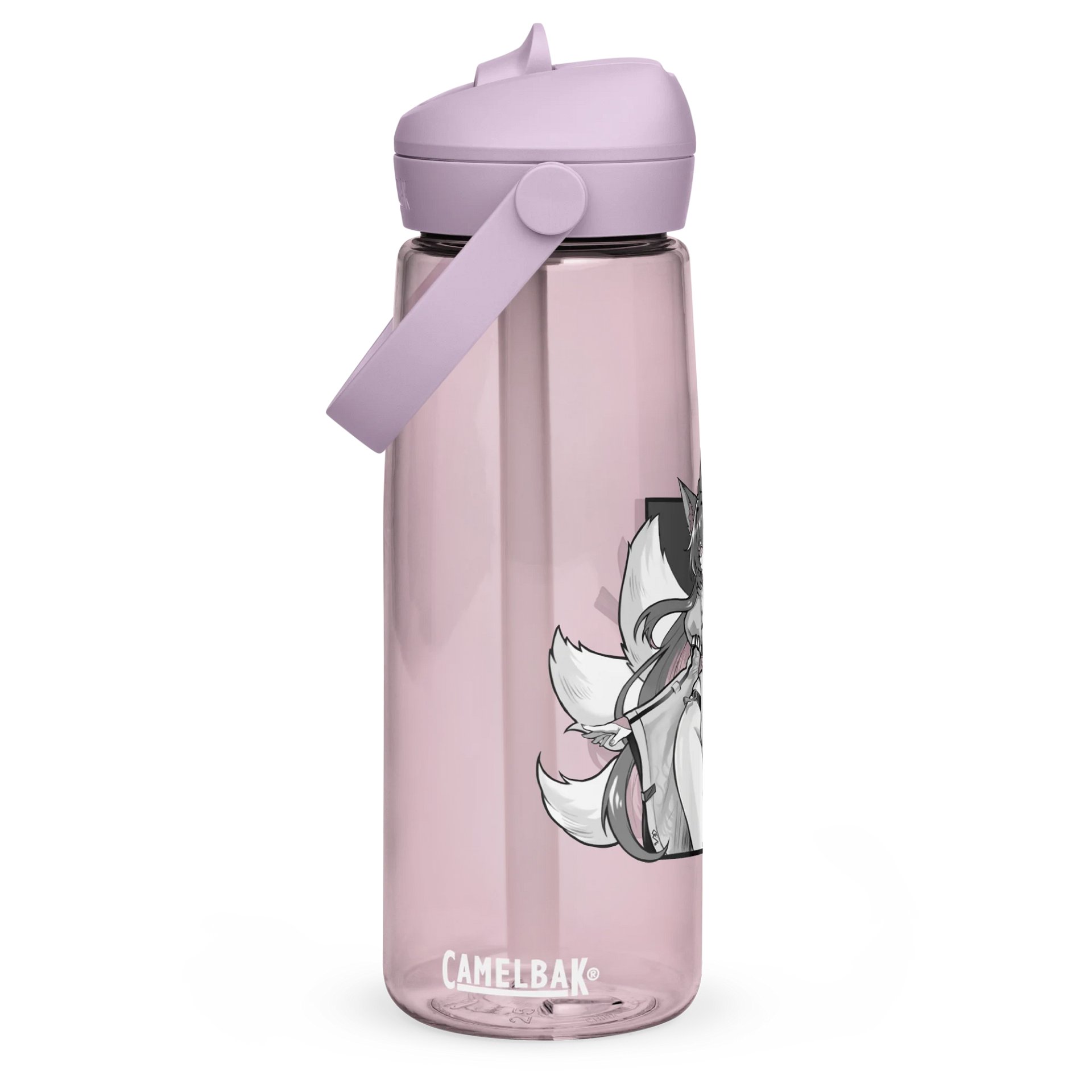 Sakura Kitsune Aizuke Clear Water Bottle product image (1)