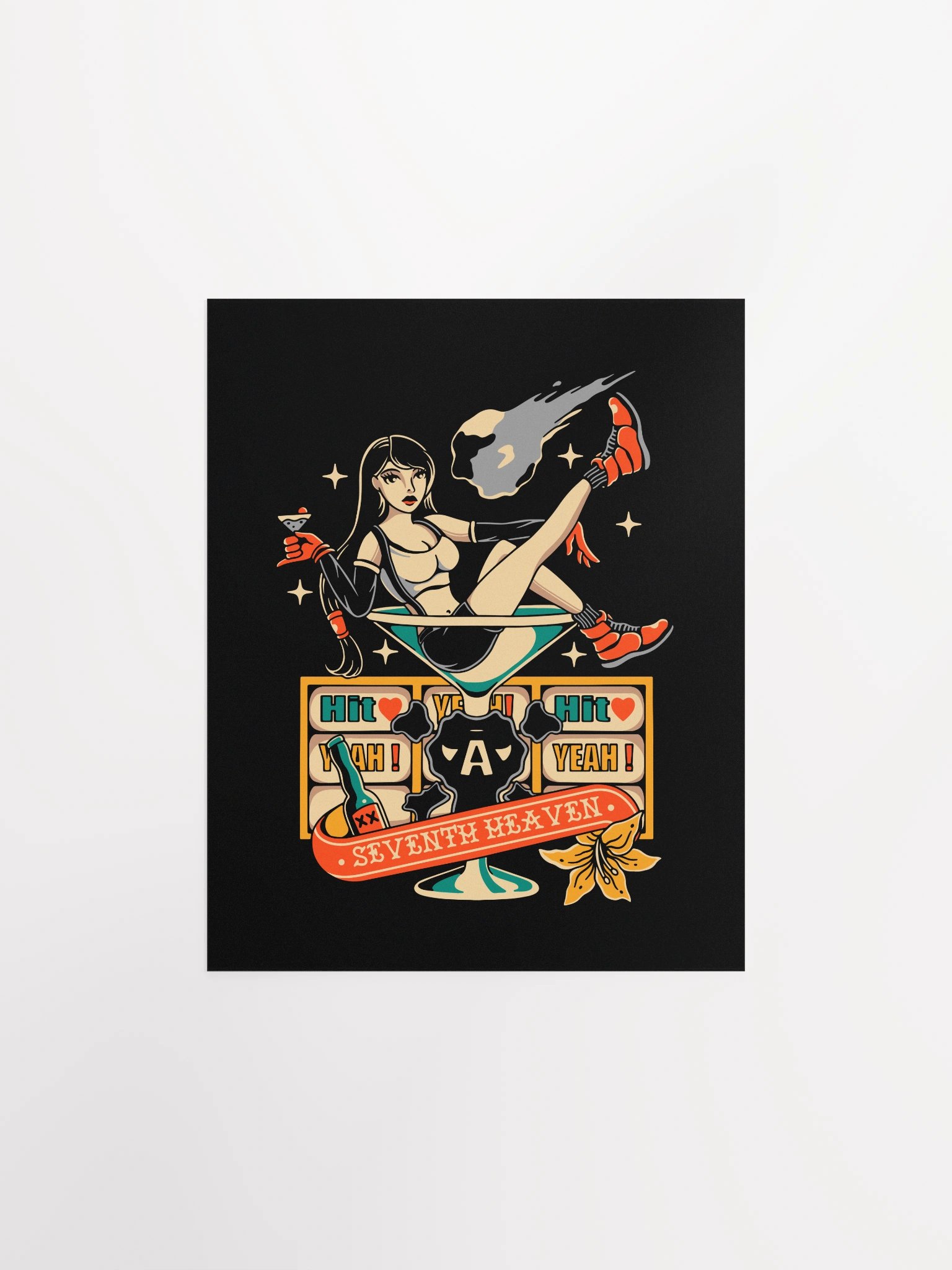 Limit Break Libations Vibrant Poster product image (1)