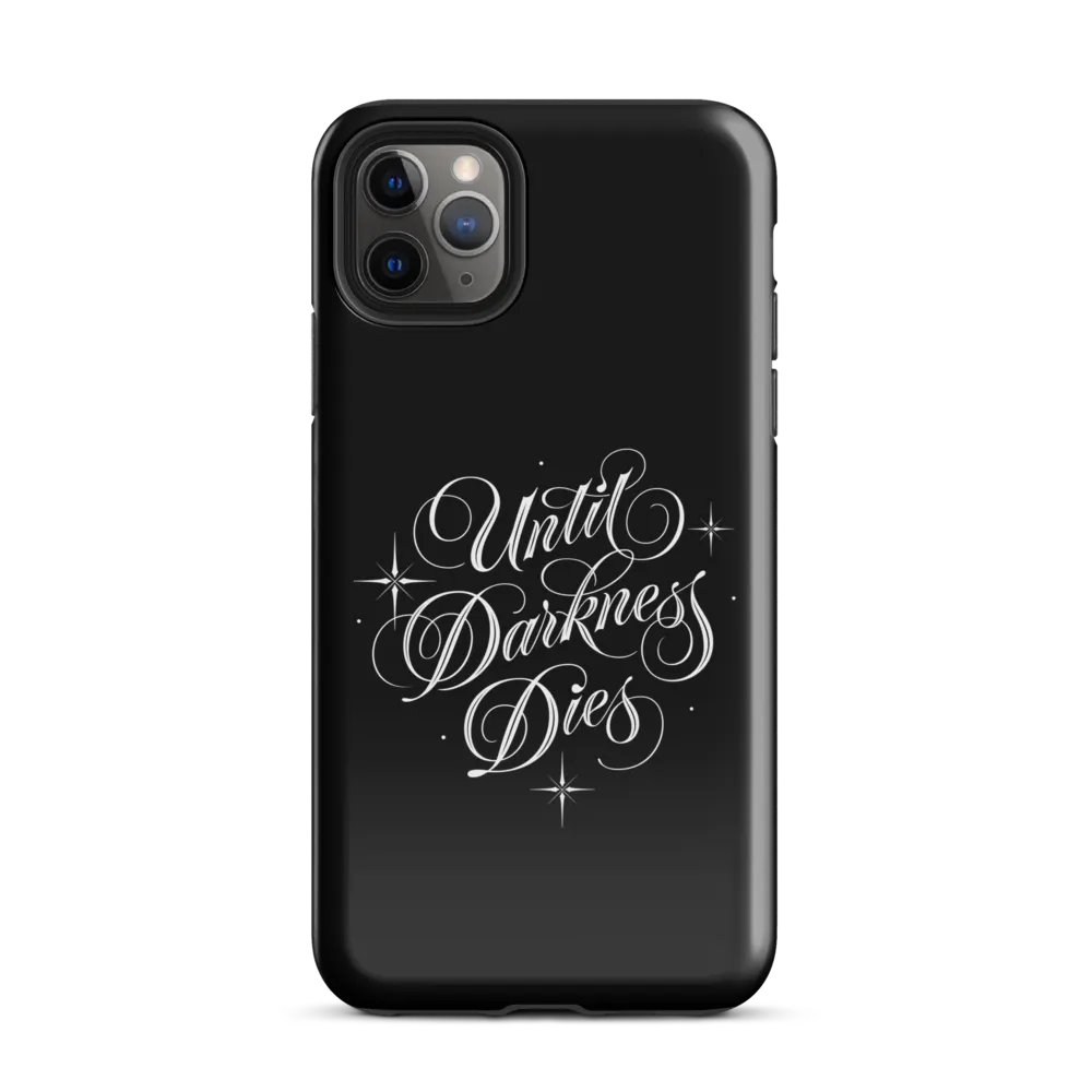 Until Darkness Dies (simple design) iPhone Case product image (3)