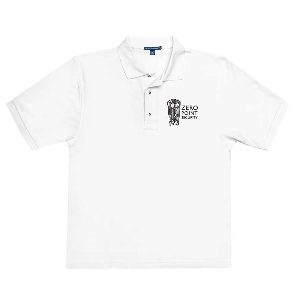 Zero-Point Polo Shirt (White) product image (1)