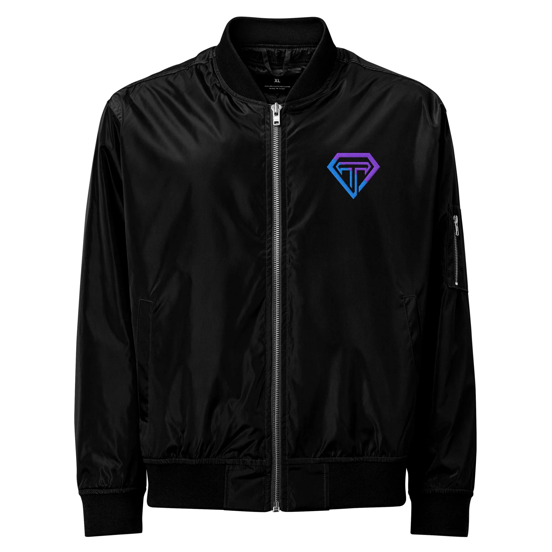 Geometric Diamond Bomber Jacket product image (1)
