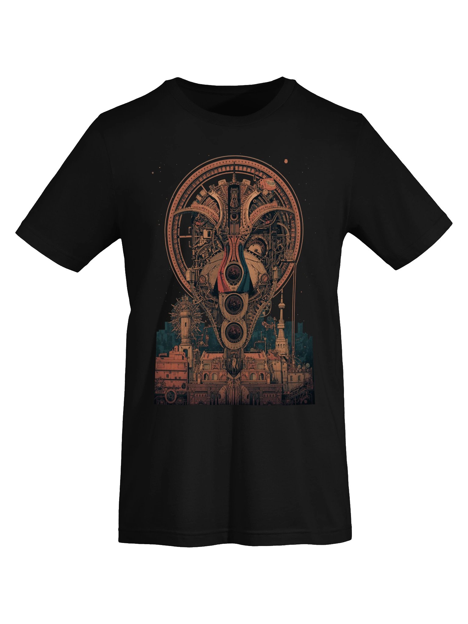 Retro-Futurist Machine Orb Lightweight T-Shirt product image (4)