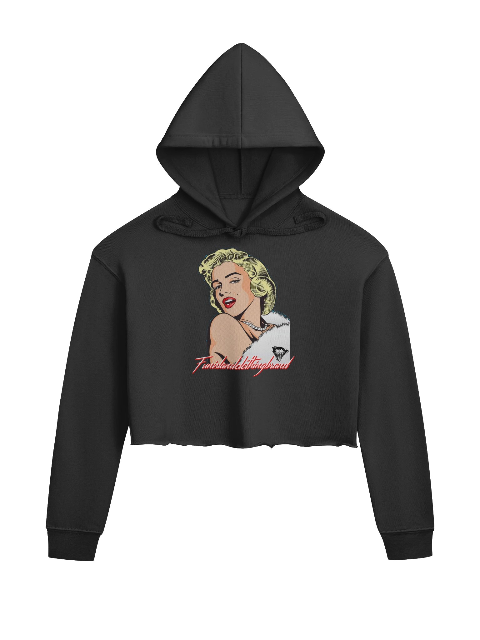MARILYN MONROE CROP HOODIE product image (1)