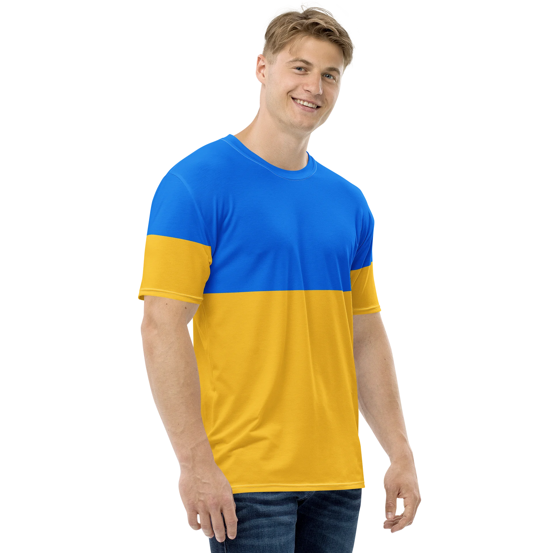 Sunlit Minimalist All-Over Print Crew Neck Tee product image (3)
