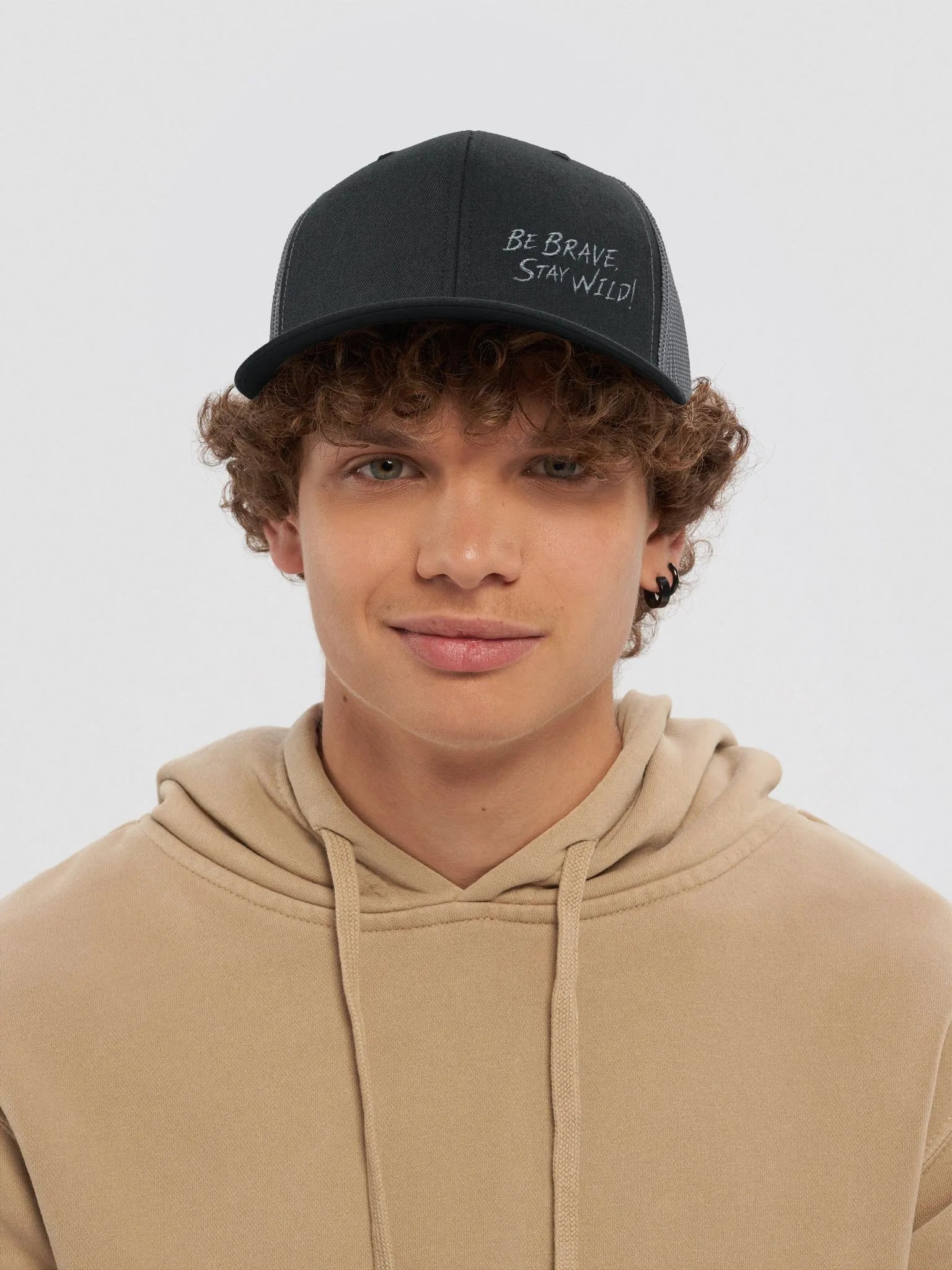 Be Brave, Stay Wild! Trucker Snapback Hat product image (32)